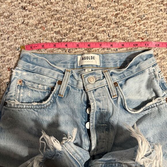 AGOLDE Riley Short in Groove- Size 23 - Picture 8 of 11